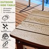 Y&M Outdoor Side Table, HIPS Adirondack Small Double Layer Table,