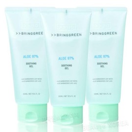Bring Green [브링그린] 브링그린 알로에 97% 수딩 젤 300ml 3개 Bring Green Aloe 97% Soothing Gel 300ml 3pcs
