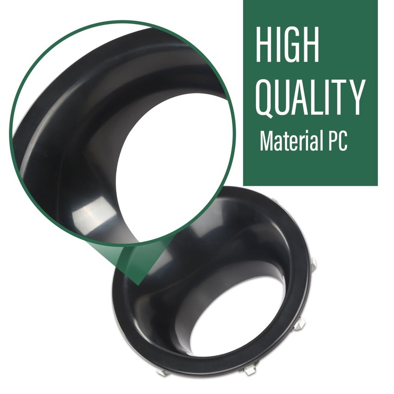 LQI Front Fog Light Cover Lamp Bezel Left and Right