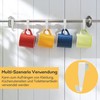 Okoss Pack of 16 Window Hooks for Hanging, Door Hooks,