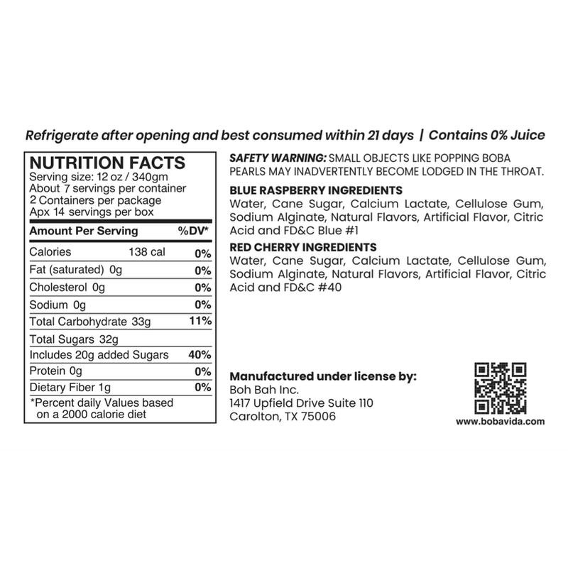 4 Tubs Limited Edition ICEE® Popping Boba