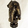 Detailed BEAR LAMP FINIAL for old antique shade or lampshade