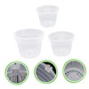 Kisangel 9pcs Orchid Pots Use Breathable Design Drainage Holes for