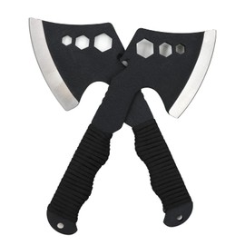 Veectgoo Lightweight Tactical Hatchets Small Camping Backpacking Axe with Nylon Fiber Handle for Bushcraft Outdoor Survival Hiking with 3 Hex Wrenches and Bottle Opener-2 Pack