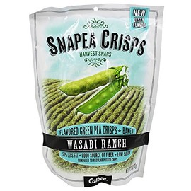 Harvest Snaps - Snapea Crisps Wasabi Ranch - 3.3 oz (pack of 3)
