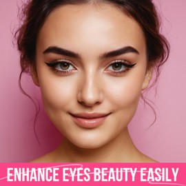 Flüssiger Eyeliner, wasserfester Eyeliner-Stift mit präziser Pinselspitze, Eyeliner-Stift für dünne und dicke Linien, Tinten-Eyeliner-Stift für Damen, wischfest, hält den ganzen Tag, Schwarz