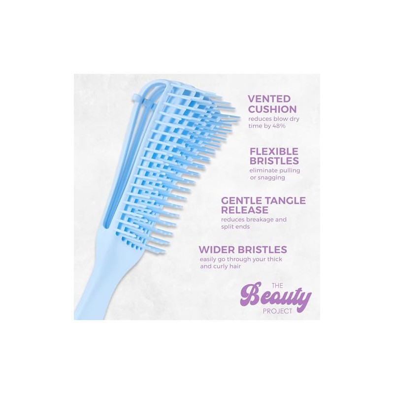 Pack De 2 Cepillos Desenredantes Para Todo Tipo De Cabello,