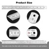 Architectural Scale Ruler Inch Aluminum Ruler with Standard Metal Ruler