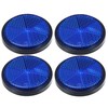 X AUTOHAUX 4 Pcs Universal Round Shape Reflector for Motorcycle