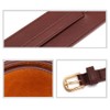 Womens Obi Belt Vintage PU + Genuine Leather Buckle Waist