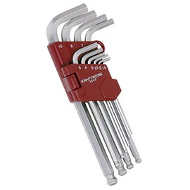 Set of 10 6-Sided Hex Key with Spherical Head KRAFTWERK