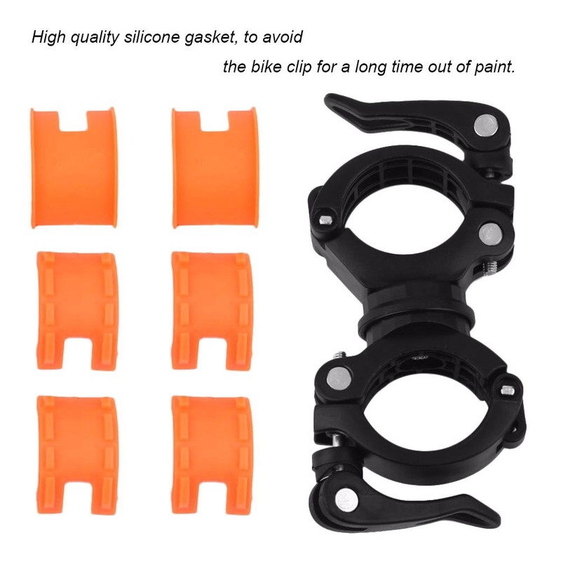 Bike Torch Clamp,Bike Flashlight Mount,Bike Torch bracket,bike Light Clamp Pack