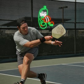 Pickleball Neon Sign，LED Wall Decor for Home Gym Sports Themd Party & Bedroom - Gift for Pickleball Enthusiasts & Sports Fans