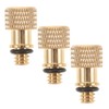 Alipis 3pcs Copper Presta to Valve Adapter for Air Compressors