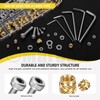 Mardatt 385 Pieces M2 M2.5 M3 M4 M5 Brass Threaded