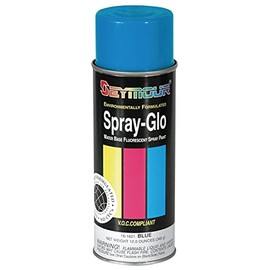 Seymour 16-1621 Spray-Glo Water Base Paints, Fluorescent Blue 12 Ounce (Pack of 1)
