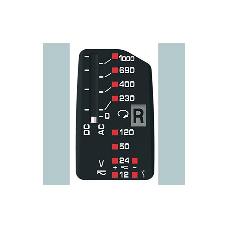 Benning 050261 Duspol Analogue Voltage Tester with Movable Coil Level
