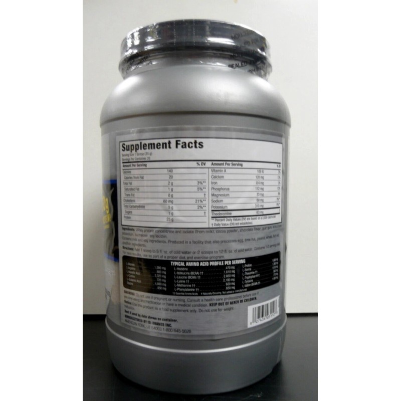 Twinlab 100% Whey Protein 2 LB, Chocolate flavor 50 Grams
