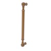 Allied Brass P-3/8-BBR 8 Inch Beaded Door Pull, Brushed Bronze
