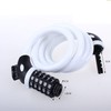 Bicycle Bike Dial Lock Wire Lock Bicycle Lock Length 47.2