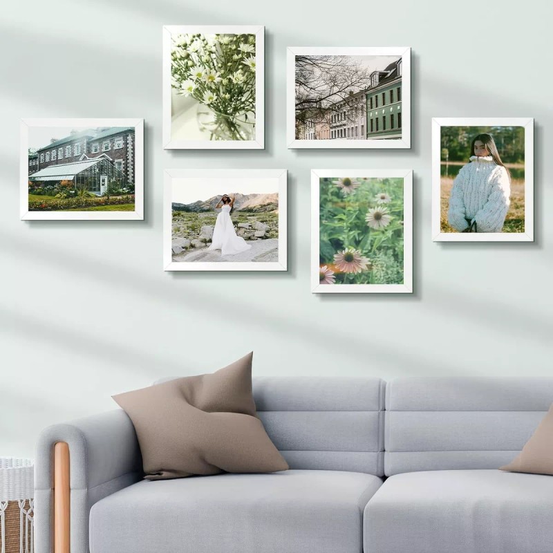 TangQ Marcos De Fotos Decorativos De 8 Piezas (diez Pulgadas