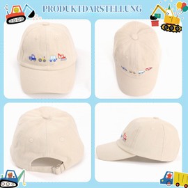 BTHRORO Baseball Cap for Boys Children's Sunglasses, Tractor Adjustable Sun Protection Sun Hat UV Protection Sunglasses Party Glasses Baseball Cap for Children Summer Sun Protection Accessories