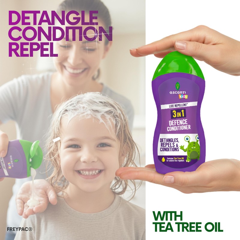 FREYPAC Purecomb Nit Kit with Shampoo and Conditioner for Headlice