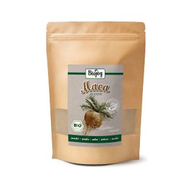 Biojoy Organic Maca Powder from Peru (500 g), Maca Root Ground, Natural and Pure, Lepidium Meyenii