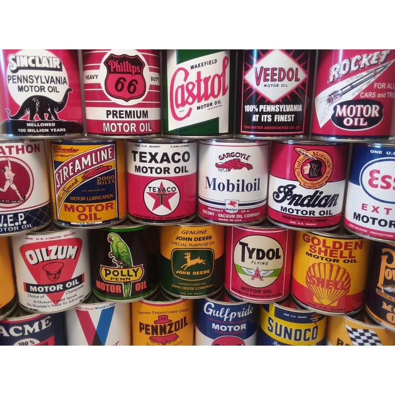 Sunoco Antique Sunoco Motor Oil Can 1 qt. - (