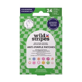 Wild Stripes - Anti-Pimple Patches Groovy Recover - Colourful Pimple Plasters with Hydrocolloid & Hyaluronic Acid for Day and Night Care - Anti Pimples and Blackheads - Skin Care for Blemished Skin -