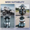 Motorcycle Mirrors,Chrome CNC Handlebar Mirrors for for 1982-2024 Harley Road