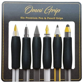 Chrome Cherry Omni Grip Grip for Ergonomic and Comfortable Grip, for Pens, Pencils and Styles, for Adults and Professionals (Pens/Pencils Not Included)