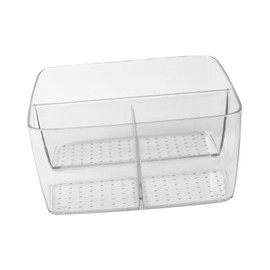 SHOWERORO Desktop Storage Box Plastic Home Storage Organizer for Kitchen Bathroom Study Office