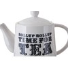Premier Housewares Carnival Teapot - White