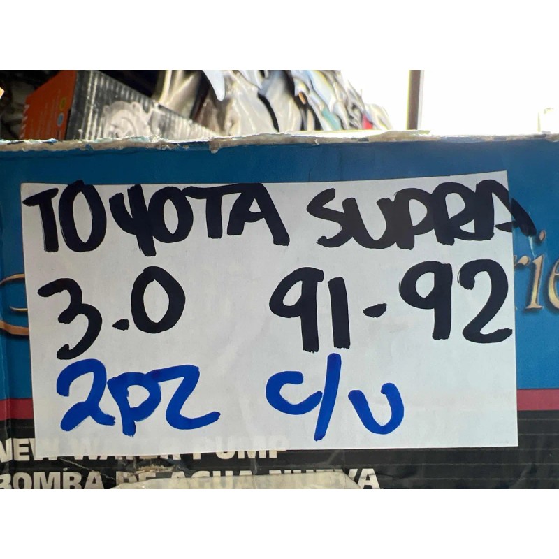 Bomba De Agua Toyota Supra 3.0 1991-1992