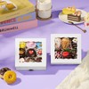 JCXGRVC 50pcs small bakery boxes 5x5x2 inches white candy cookie