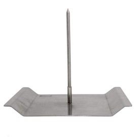 Skewer Hack by BBQ Hack, Vertical Skewer, Stainless Steel Spit Stand for Grilling, Tacos Al Pastor, Shawarma, Kebabs, and Gyros, Includes 3 Removable Spikes