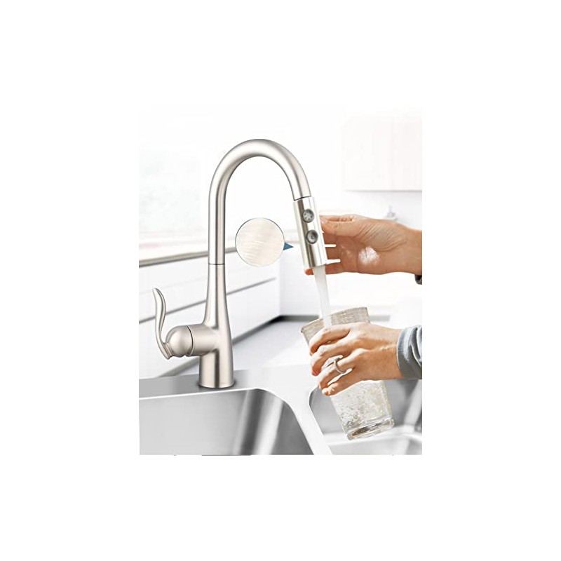 Kitchen Sink Faucet Sprayer Head, 2 Functions Sprayer Attachment for