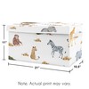 Sweet Jojo Designs Jungle Animals Small Fabric Toy Bin Storage