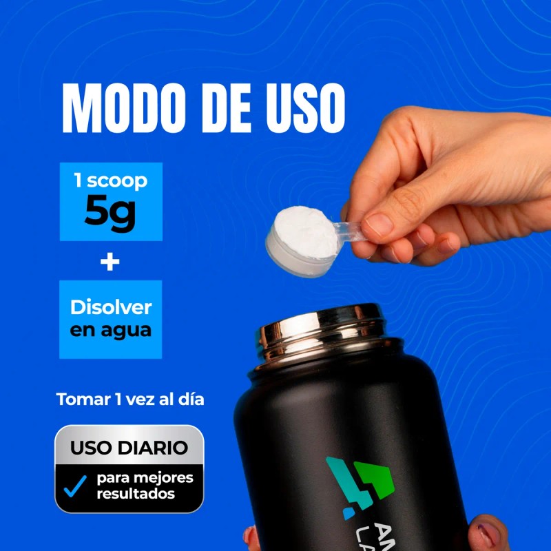 Creatina Monohidratada 100% Pura Micronizada Amarte Labs