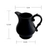 WAIT FLY Vintage Embossed Ceramic Creamer and Sugar Bowl Set,