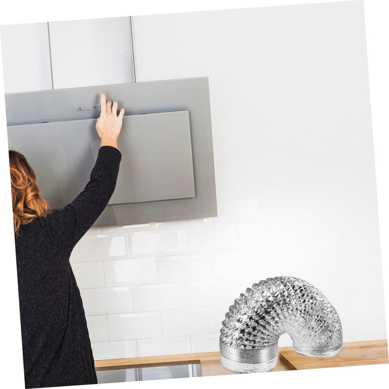 COHEALI Flexible Exhaust Hose for Stove Foil Chimney Flue Durable