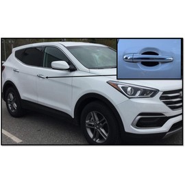 Cupeez for Cars Flat Black Auto Accessory Car Door Handle Scratchs Guards Protector Fits Hyundai Elantra (4pk)