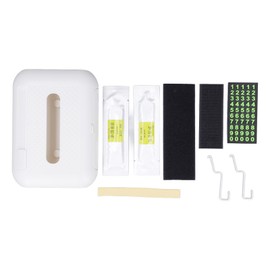 Car Tissue Box Holder with Solid Perfume Waterproof Easy to Use Temporary Parking Number Phone Stand for Vehicles