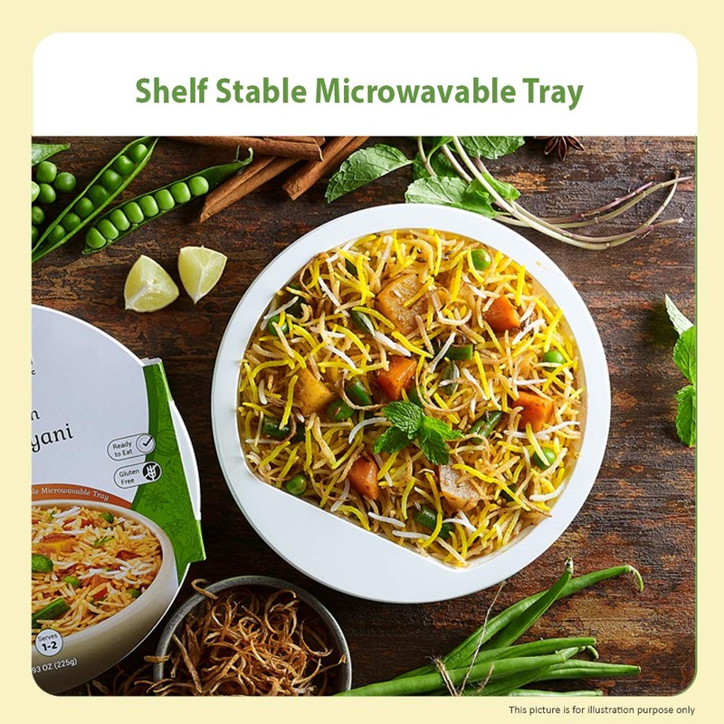 Food Earth Indian Vegetable Biryani - 6 Pack