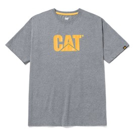 Caterpillar mens Tm Logo T-shirt T Shirt, Dark Heather Grey, Medium US