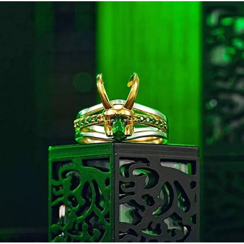 Importacion Set Aretes Y Anillo Sylvie Princesa Asgard Chapado Oro