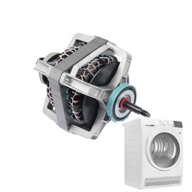 131560100 Dryer Motor, Dryer Drum Drive Motor Compatible with Crosley, Electrolux, Frigidaire, Gibson, Kenmore Replace#131758500,134156500,S131560100,407697,131461800A,PS418132,AP2107144 Mustrod
