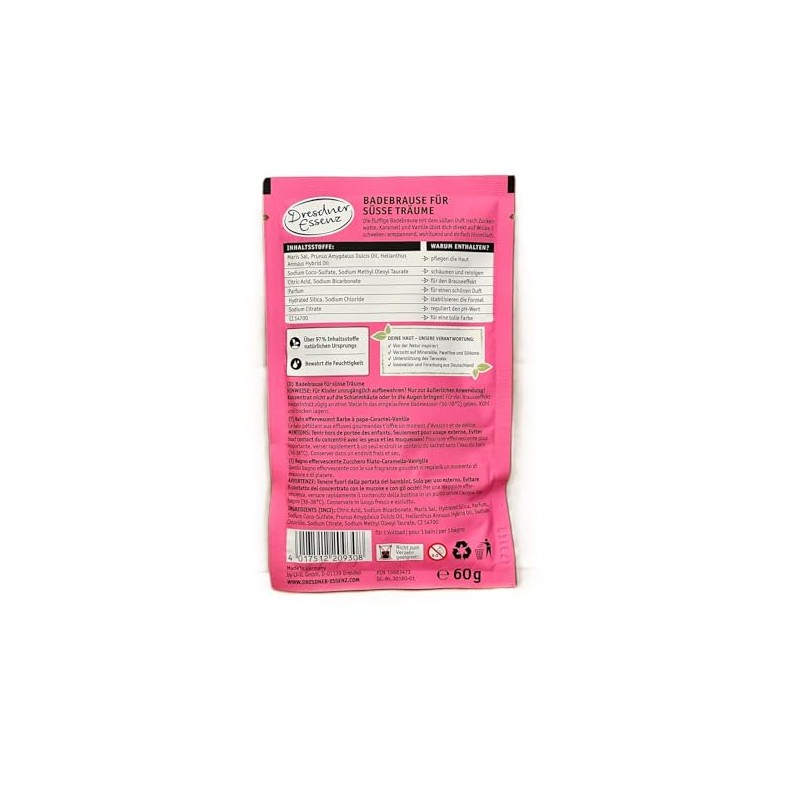6er Pack Dresdner Essenz Badebrause Fluffy Candy Dream für süße