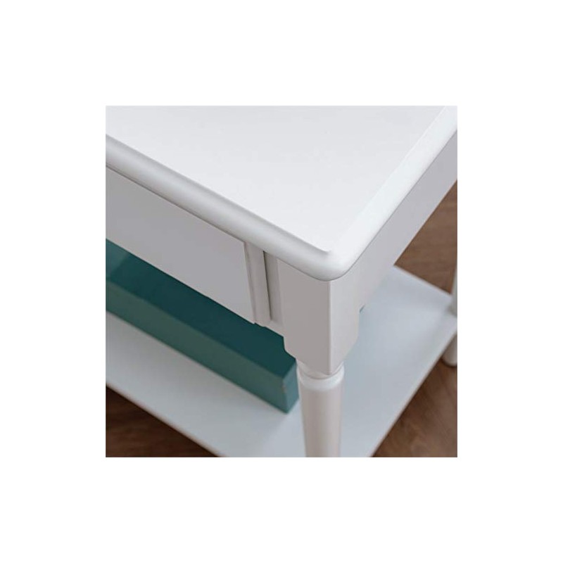 Leick Coastal Notions Nightstand, White